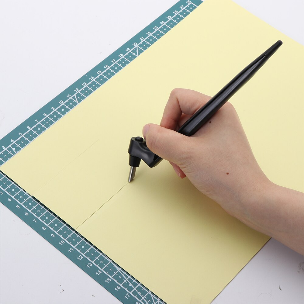 Diy Art Craft Snijgereedschap 360 Rotary Paper Jam Patroon Carving Mes Decoupage Sculptuur Graveren Cutter Grafische Tool