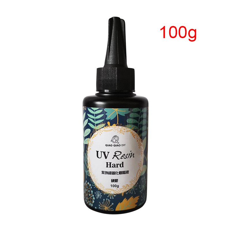 UV Ultraviolet Resin Gel Curing Quick-drying Non-toxic Transparent Sunlight Activated Hard DOD886: 100g