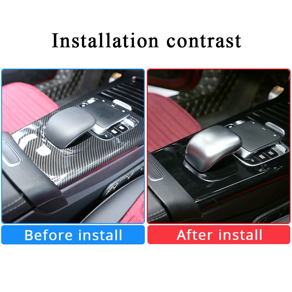 For -20 Benz A-class W177 A180 A200 CLA C118 Interior Modification Accessories Central Control Armrest Cover Decorative Fram