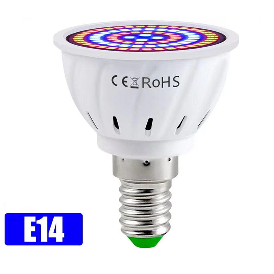 Bombilla LED de espectro completo para cultivo E27 E14 GU10 MR16 220V lámpara hidropónica de invernadero luz de cultivo para plantas de interior lámpara de flores Phyto: changeable / 1.200 W