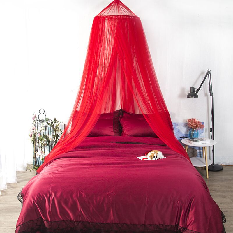 Eighosee 4- Bed Netting Canopy Klamboe voor Queen/ Size Bed Eighosee 4- Bed Netting Canopy Klamboe voor Queen/ Size Bed