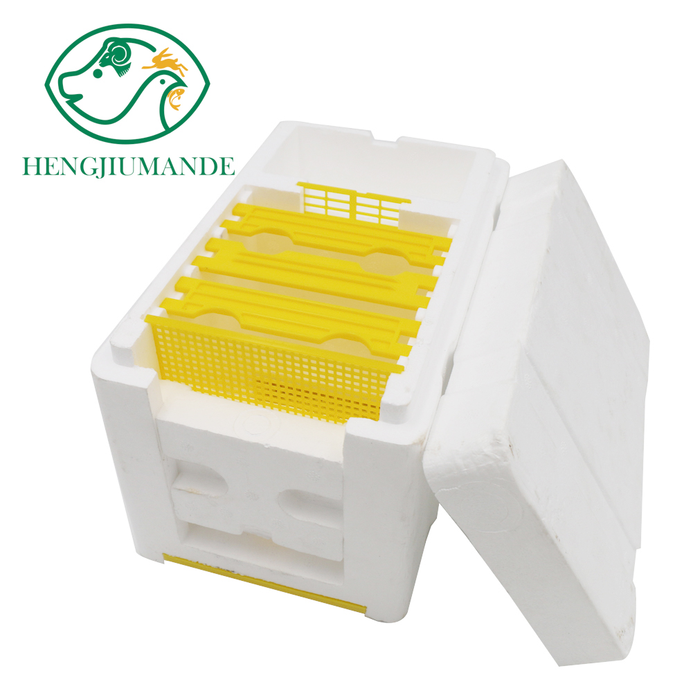 Foam Beehive Bee Hive Auto Honey Beehive Frames Beekeeping Kit Bee Hive King Pollination Box for Garden Pollination Bee Tools