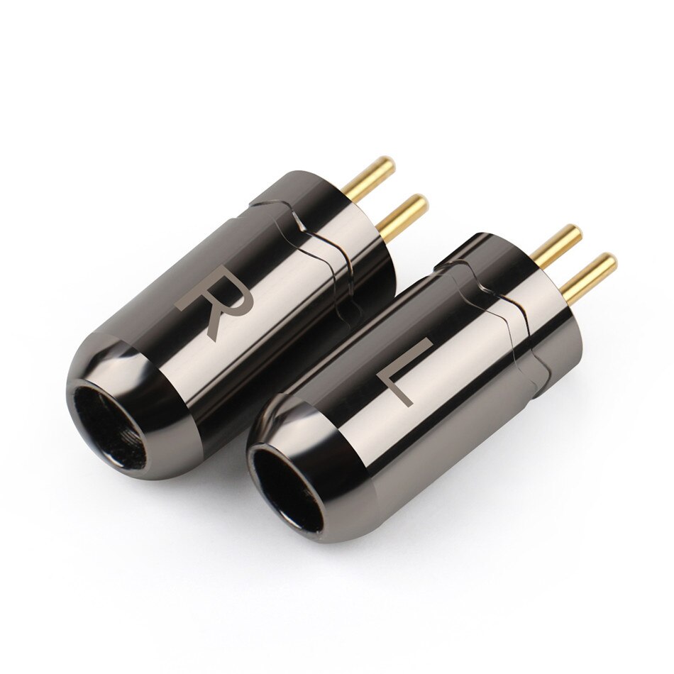 0.78mm Headphone Plug Earphone Audio Jack Connector 3.5mm ID For JH11 JH16Pro W4R Headset Pin Adapter Clear Black Housing