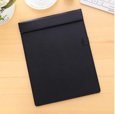 A4 Leather Folder Board Signature Writing Pad Hotel Conference Pad folio Leather Manager filing products