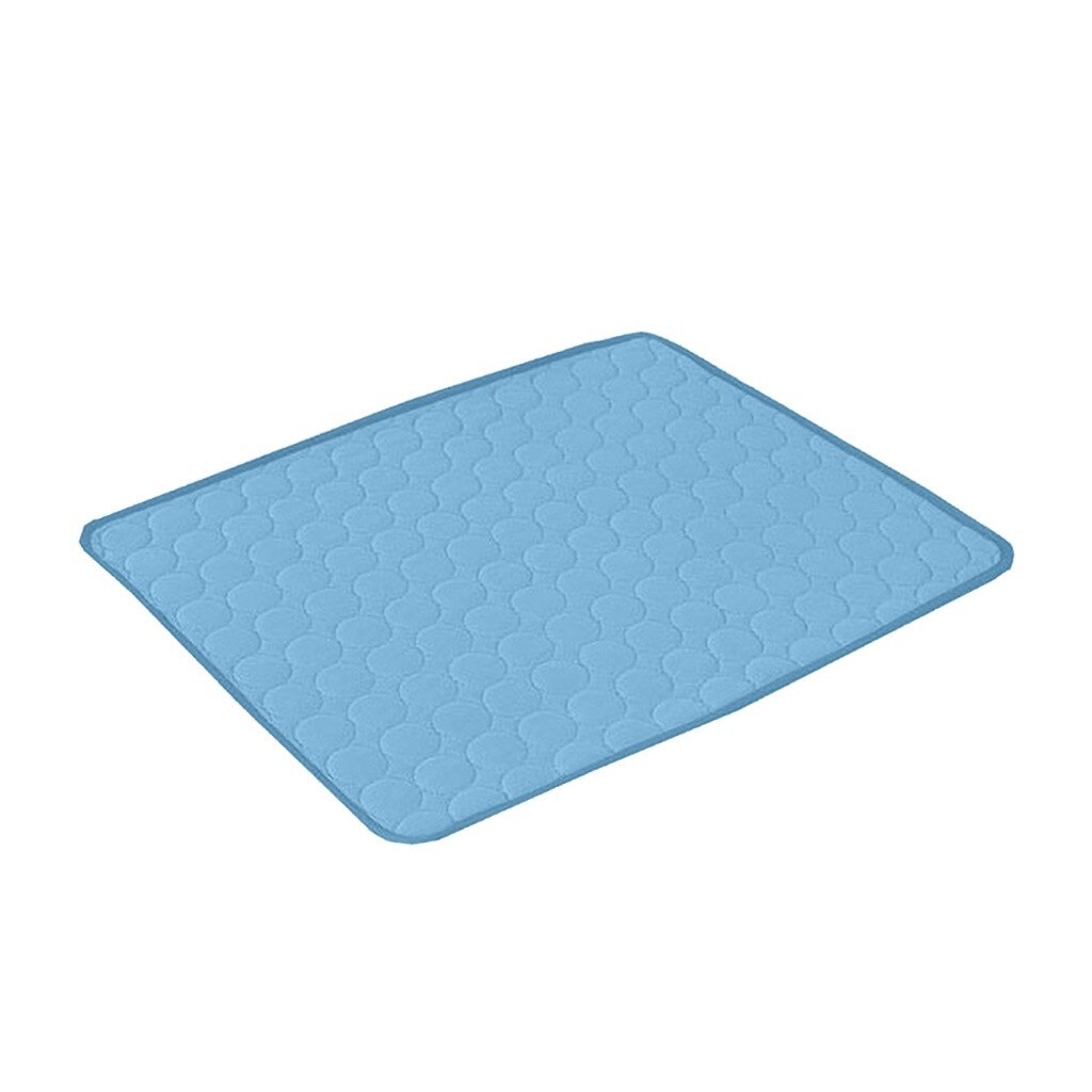 Hond Koel Mat Cooling Pad Mat Honden Kat Deken Sofa Ademende Pet Dog Bed Zomer Wasbare Voor Small Medium Large honden Auto # T1P: Blue  / XS