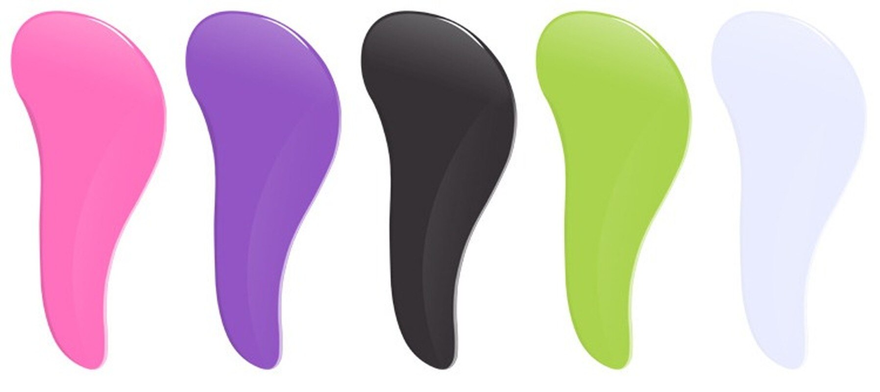 1Pc Magic Handvat Kam Anti-Statische Massage Douche Borstel Salon Styling Exquite Professionele Handige Hair Styling tool Kam: green
