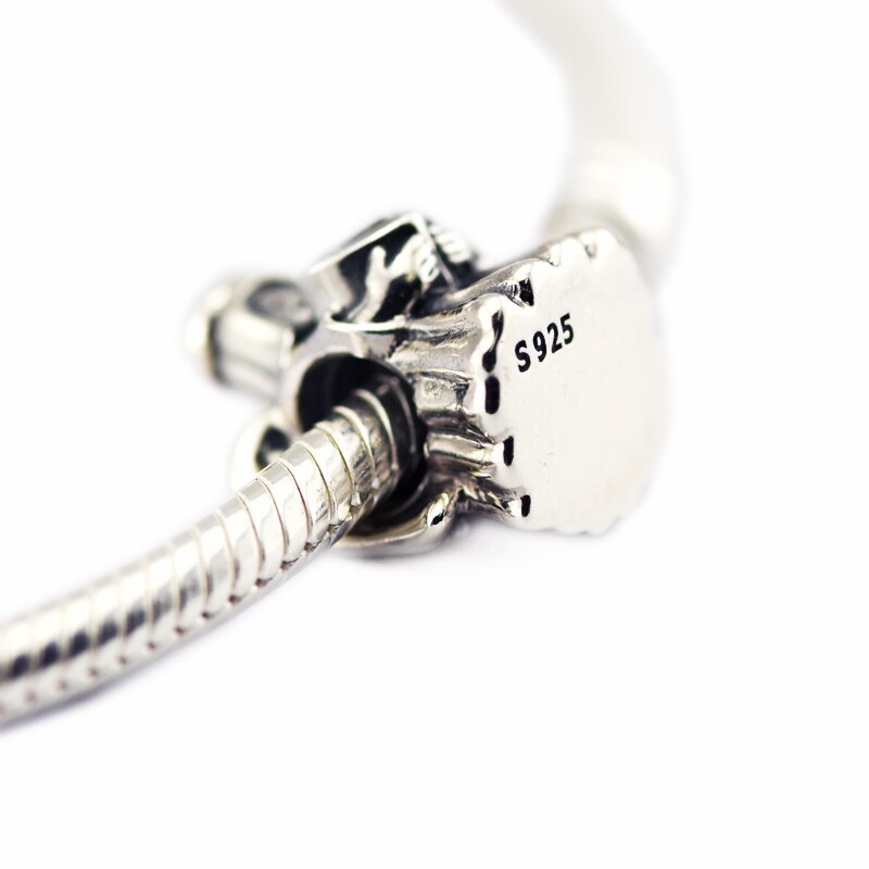 Angelo di Amore CZ Libera Di Natale della Donna di Fascino Perline FAI DA TE per Monili Che Fanno Gioielli in Argento sterlina Adatta per Braccialetti di Perline