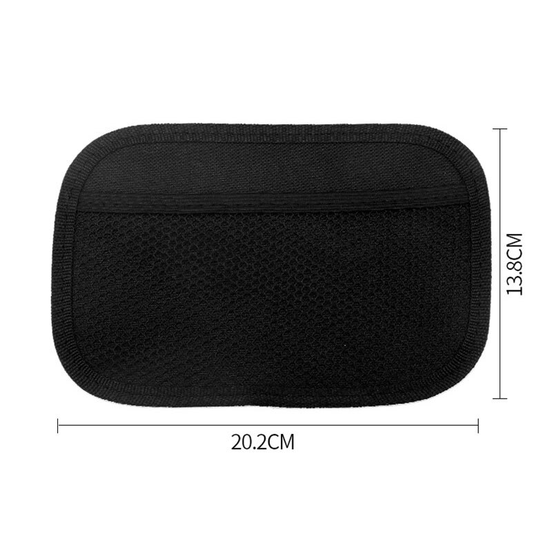 Car Storage Bag Stick-up Mesh Net Storage Bag Phone Holder Organizer Dashboard Seat Back Organizer Auto Interior Accessories: L