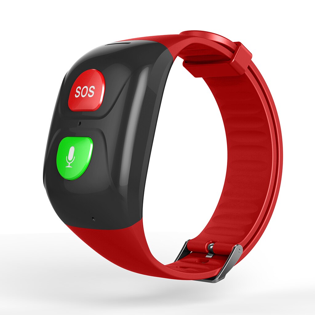 Vattentät sos smart armband blodtryck sömn övervakning gps positionering fitness tracker för äldre
