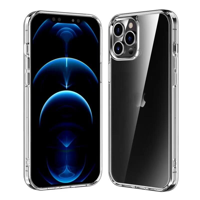 Ultra cienka przezroczysta obudowa telefonu dla iPhone 13 12 Mini 11 Pro Max silikonowa miękka tylna pokrywa dla iPhone XS Max X 8 7 6 Plus SE XR przypadku