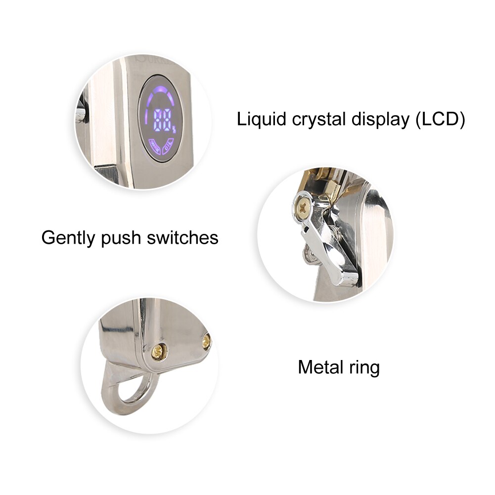 Surker Hair Trimmer Digital Electric Hair Clipper USB Rechargeable Cordless Men Hair Cutting Machine Beard Shaver