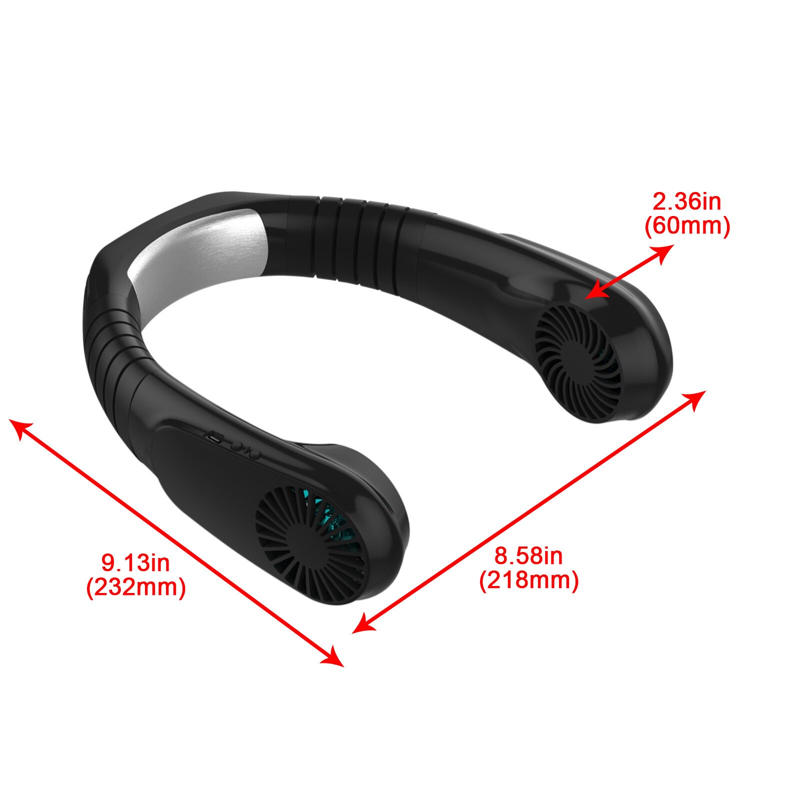 2 In 1 Draagbare Verwarming En Koeling Airconditioner Wearable Hals Protector Airconditioners
