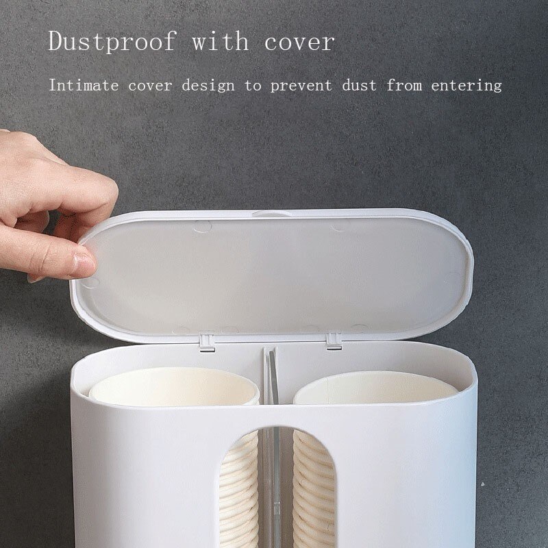 Haushalt tasse extraktoren, einweg tasse halter, wasser dispenser staub-proof tasse halter, wand-montiert papier tasse racks