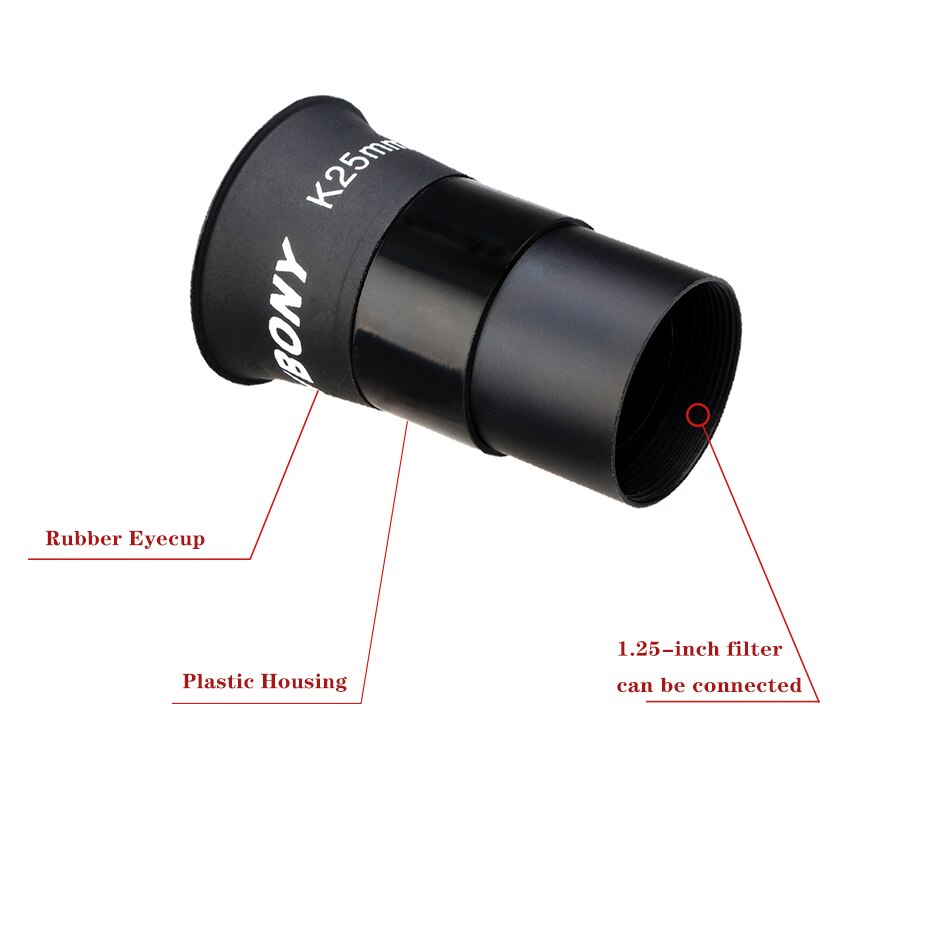 SVBONY SV114 1PCS 1.25" K Eyepiece K25mm other K16... – Vicedeal