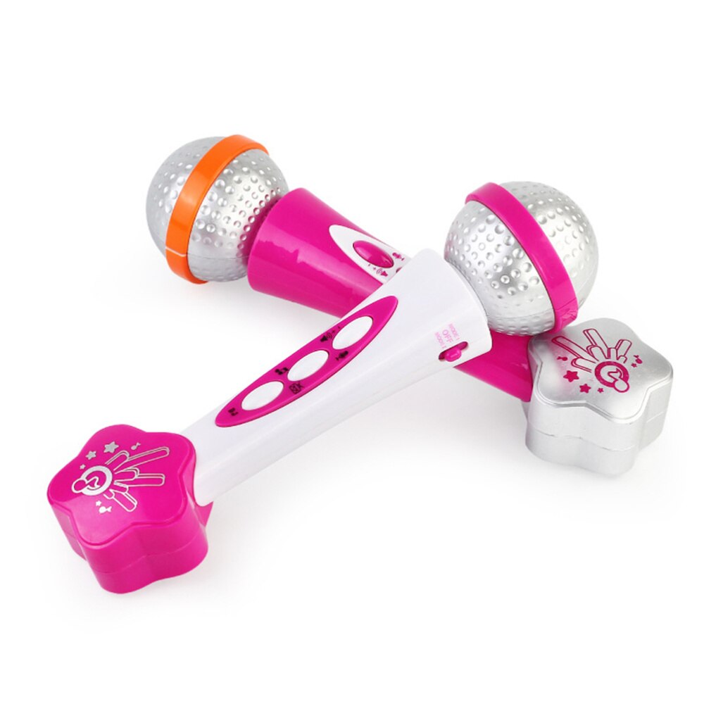 1PC Microphone Early Education Microphone Cartoon Microphone Amplifying for Kids Boys Child Girl