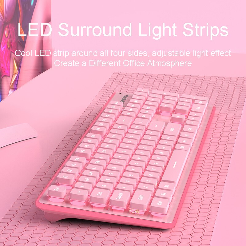 Gaming Keyboard Backlit Keyboard With Silent Gaming Mouse Set Keyboard Mouse Gamer Kit For Computer Game PC Laptop