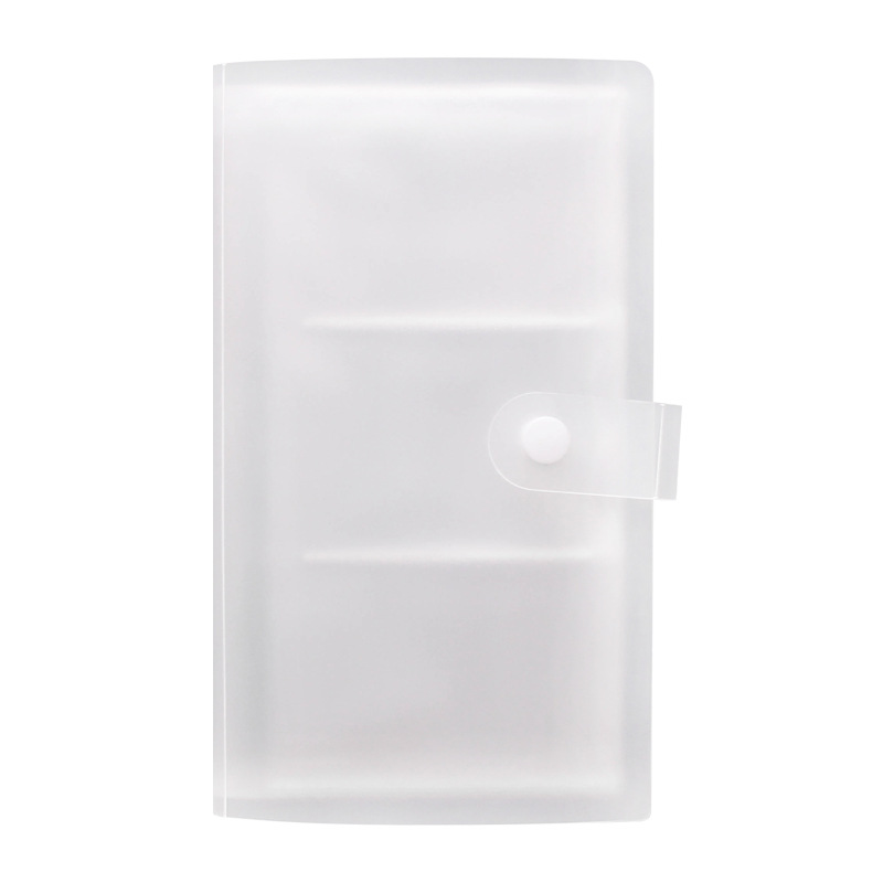 1Pc 120 Slots Id Houders Pp Matte Visitekaartje Boek Grote Capaciteit Kaarten Clip Ticket Collectie Voorraden