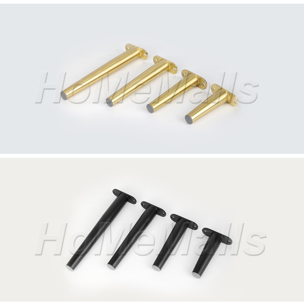 1/4pcs Heavy Duty Metal Furniture Legs As Replacement for Sofa Office Couch Cabinet TV Stand Legs Black or Gold Furniture Feet