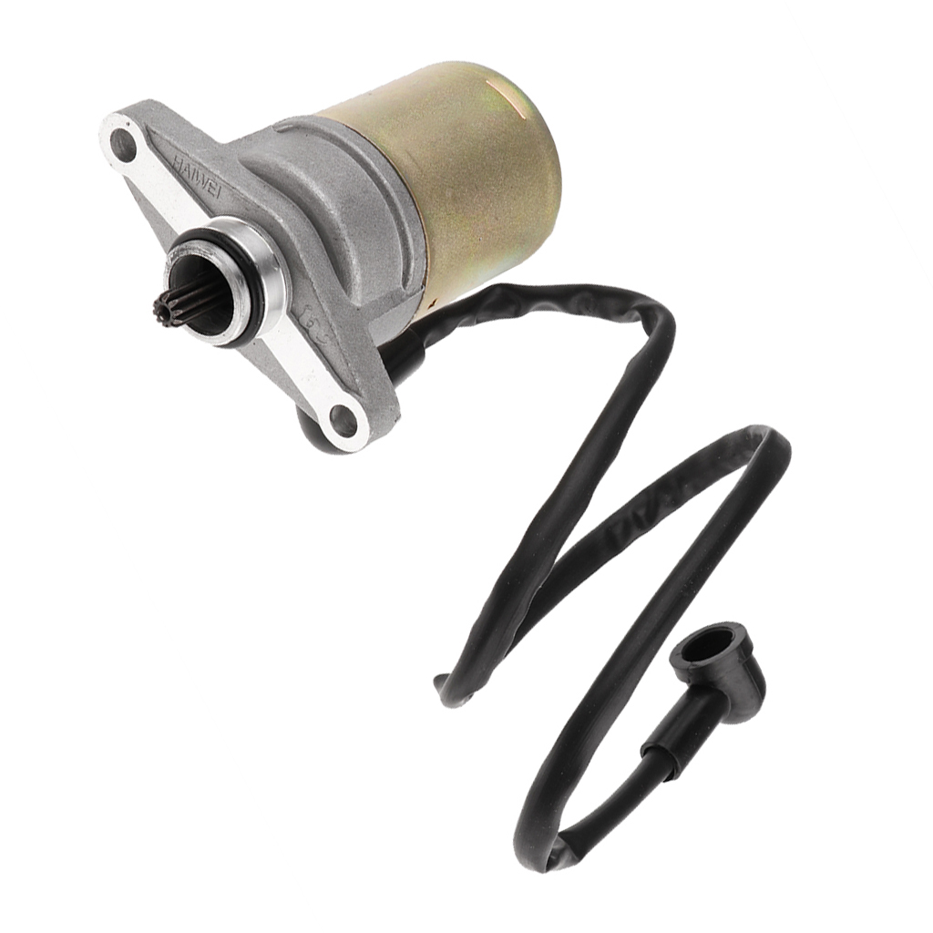 10 Tanden Elektrische Starter Motor Vervanging Voor GY6 2-Takt 49cc 50cc Motor Chinese Atv Scooter Bromfiets