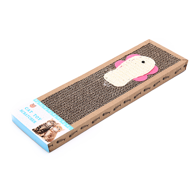 Cat Training Toy Pad Corrugated Scratcher Soft Bed Mat Claws Care Toys Cat Kitten Scratch Board 1PC