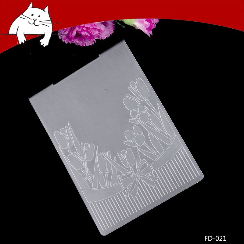 Dossier de gaufrage en plastique, pour la fabrication de cartes, papier de Scrapbooking, fournitures de décoration artisanale bricolage: FD-121