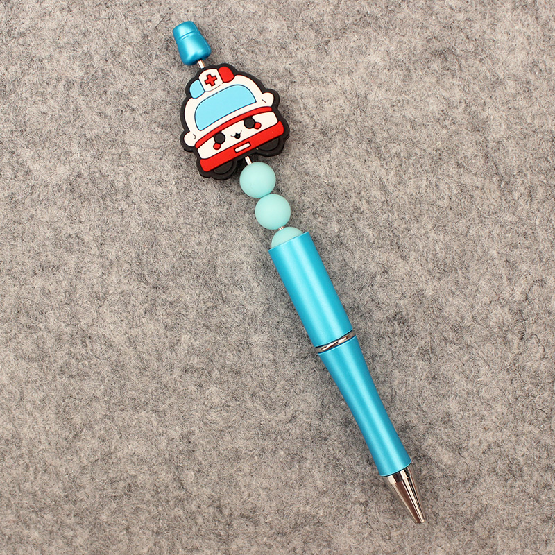 Dessin animé bricolage stylo à bille école hôpital étudiant infirmière stylo à bille: WHITE