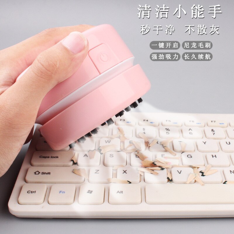 Mini Stofzuiger Desk Set Bureau Dust Tool Thuis Tafel Kawaii Bureau Accessoires Organisator Kerstcadeau D50