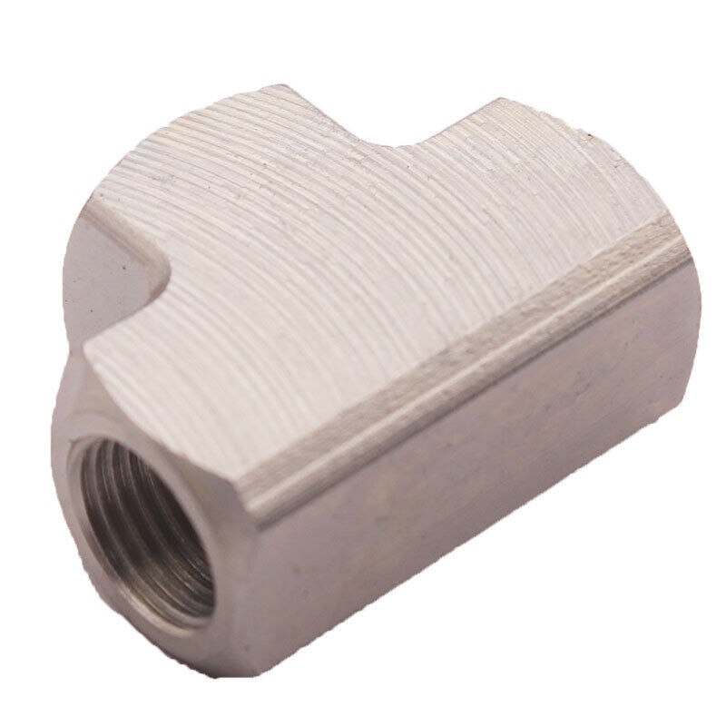 Universal NPT 1/8" Female 3 Way Tee Pipe Mild Steel Fittings Adaptor