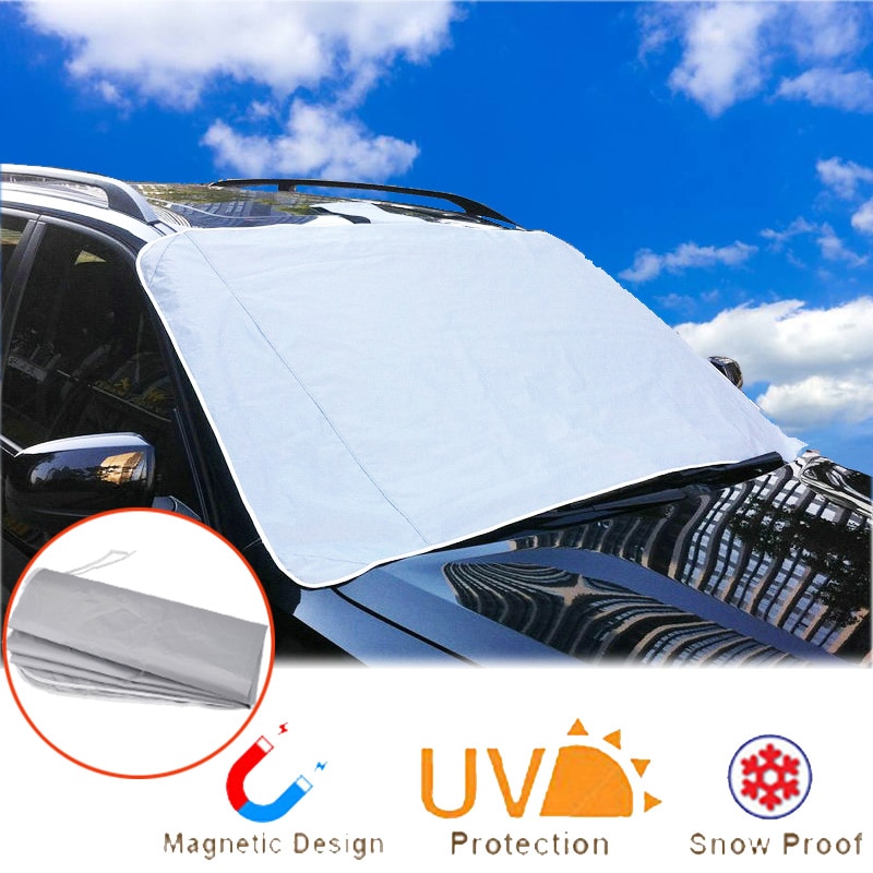 Magnetische Auto Sneeuw Auto Voorruit Voorruit Zonnescherm Zonneklep Blind Voorruit Screen Ijs Vorst Accessoires