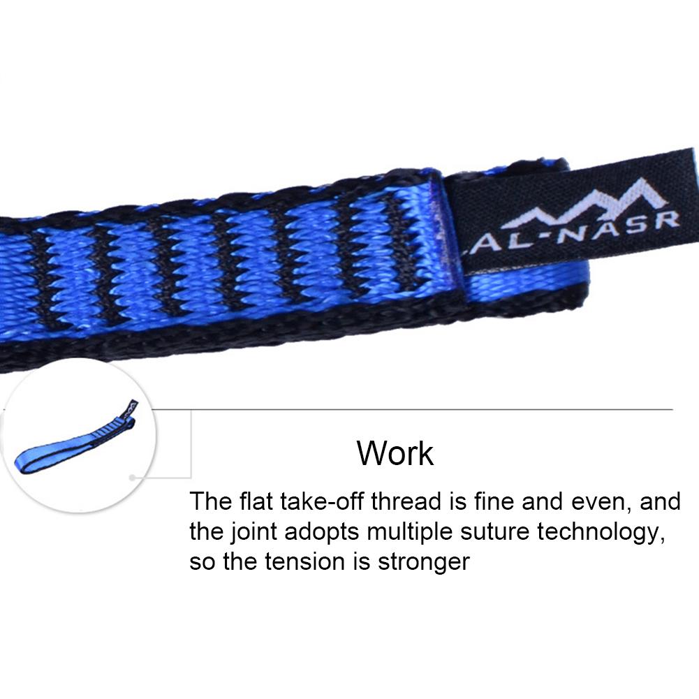 Rock Climbing Sling Rope Protector 22KN Nylon Outdoor Bearing Strap Reinforced Rope Belt Arborist Mountaineering Equipment Tools