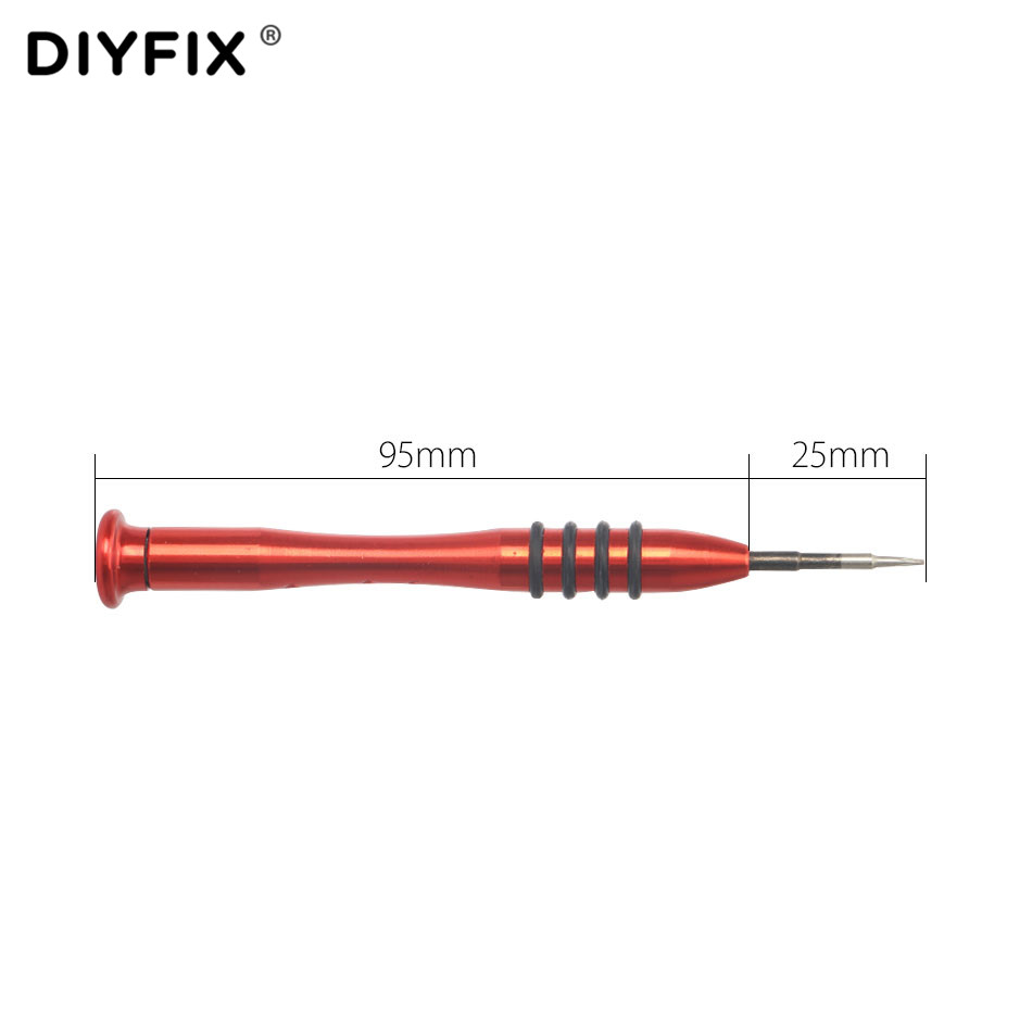 DIYFIX P2 0.8 Pentalobe Magnetische Schroevendraaier voor Apple iPhone X 8 7 6 s 6 5 s 5 Onderste Ster schroeven Open Reparatie Tool