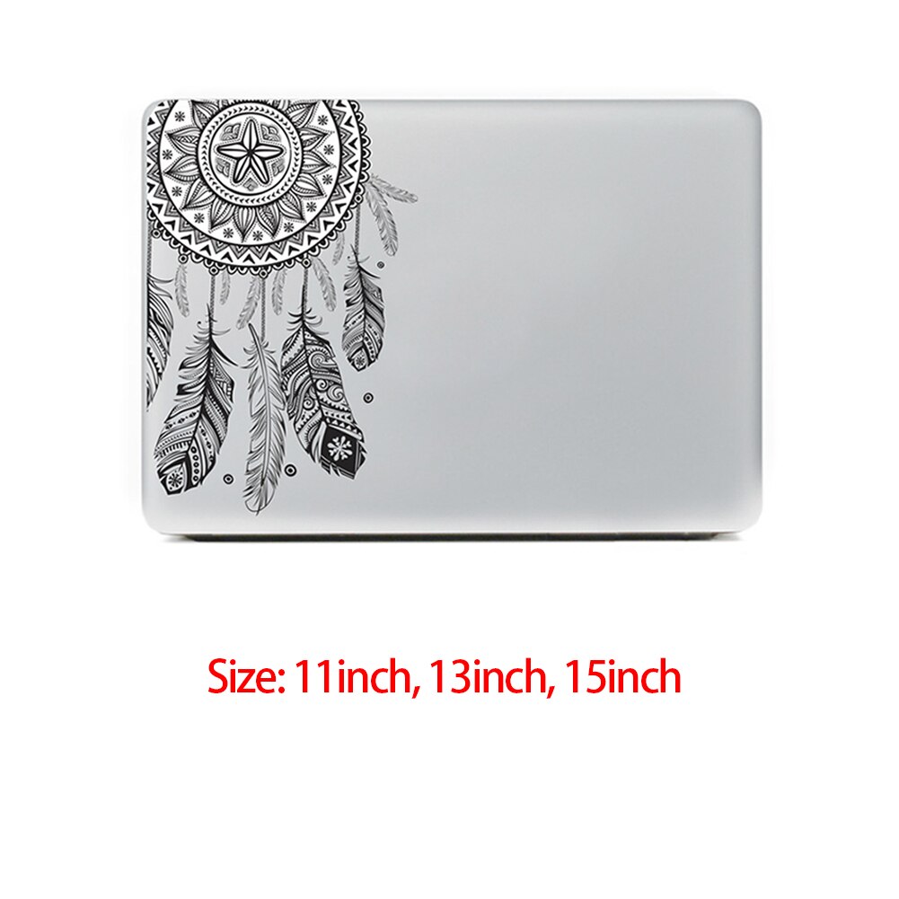 For MacBooks PVC Decals Skin Removable Emblazonry Portable Adhesive Computer Protective Waterproof Laptop Sticker