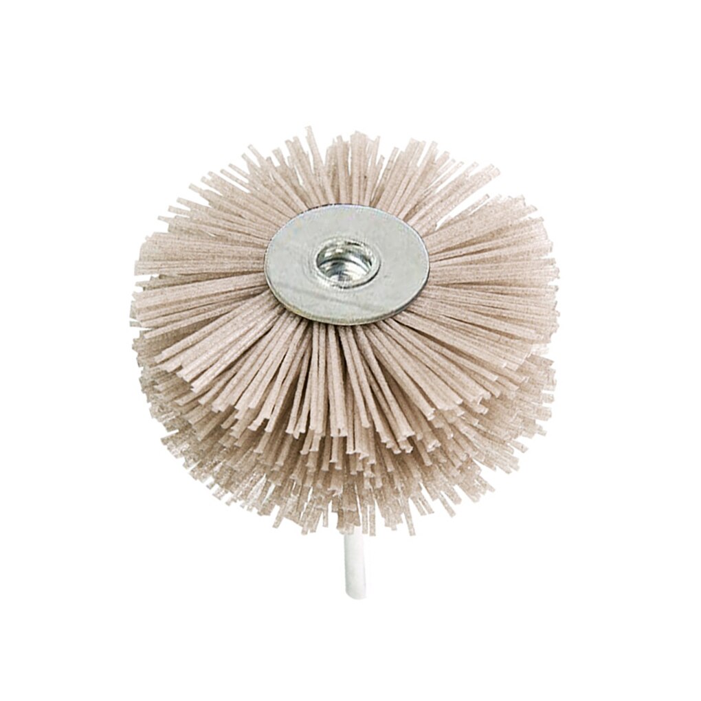Nylon Wire Brush Abrasive Wheel Flower Head Woodworking Polishing Wire Grinding Wheel: 320 Grit / A
