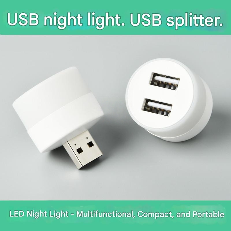Usb-nattlys usb-lys usb-splitter usb-forlenger ledet-nattlys nattlampe