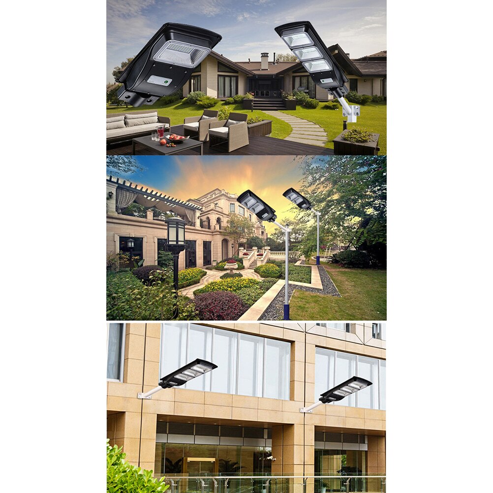 30w zonne-straatverlichting tuin led zonne-lamp muurbevestiging beveiligingslamp voor buiten gazon pad weg met afstandsbediening