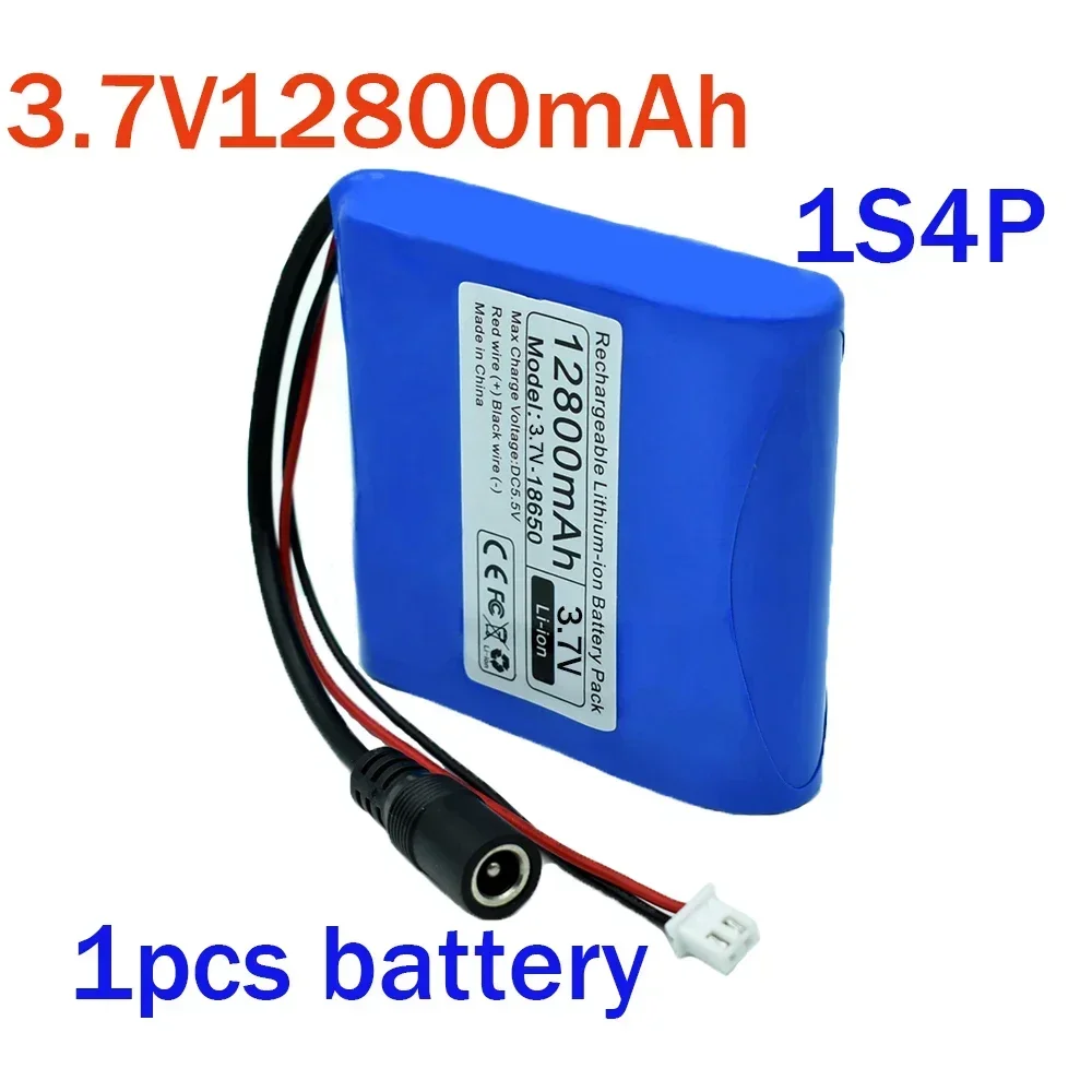 3.7 V 18650 Lithiumbatterij 1s2p 1s3p 1s4p voor Microcontroller LED Outdoor Licht Bluetooth Speaker Audio Backup Voeding: YELLOW