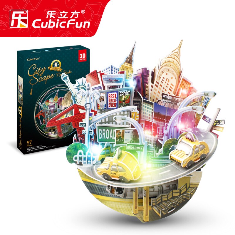 Papier 3d Puzzel Huis Model Building Games Educatieve Puzzel Rompecabezas Adulto Interessante Kinderen Speelgoed OO50PT