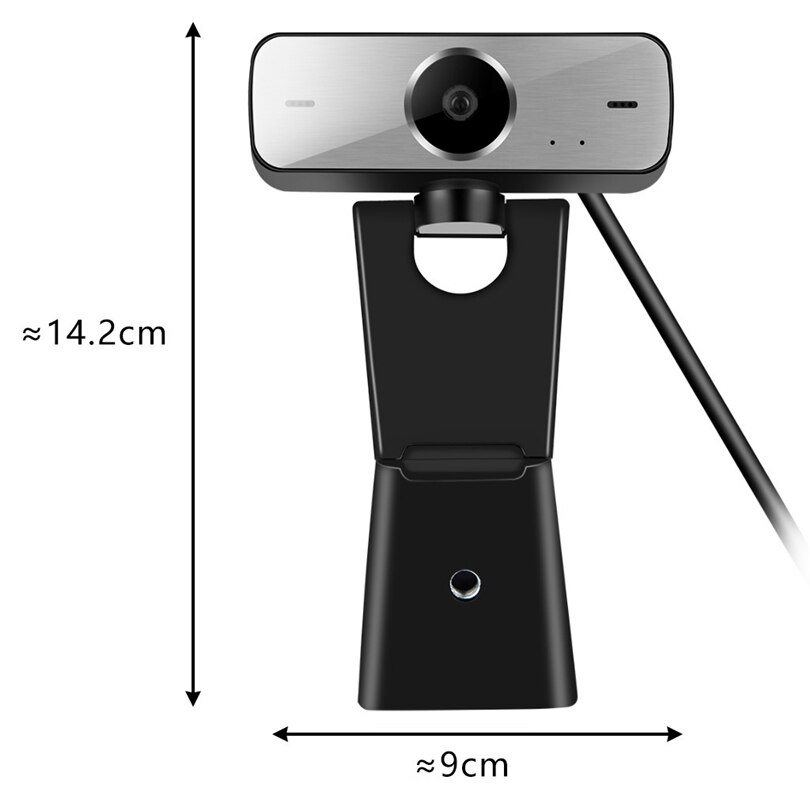 Usb Webcam Met Microfoon Full Hd 1080Pwebcam Breedbeeld Video Bellen En Opname Camera 2 Miljoen Autofocus Voor Laptop Pc