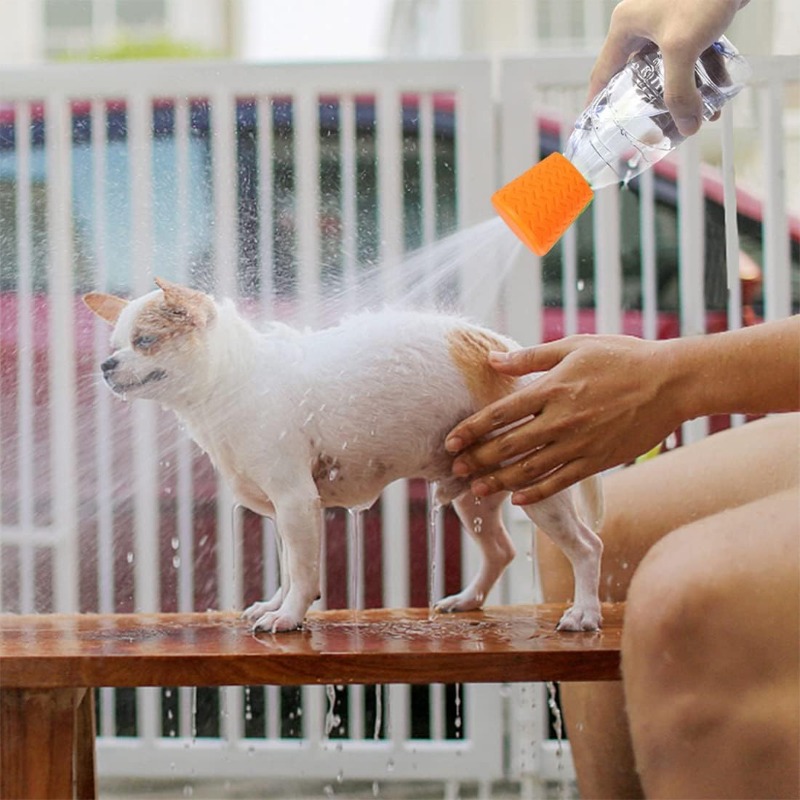 Dog Portable Shower Head Bottle Outdoor Cat and Dogs Shower Cleaning Supplies Pet Travel Shower Suitable for Dog Paw Cleaning