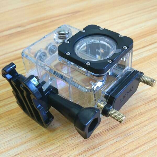 Carcasa impermeable de cámara Clownfish para SJCAM Original SJ4000 SJ5000 Sj9000 c30 C30R EKEN H9 R con cargador de coche para motocicleta