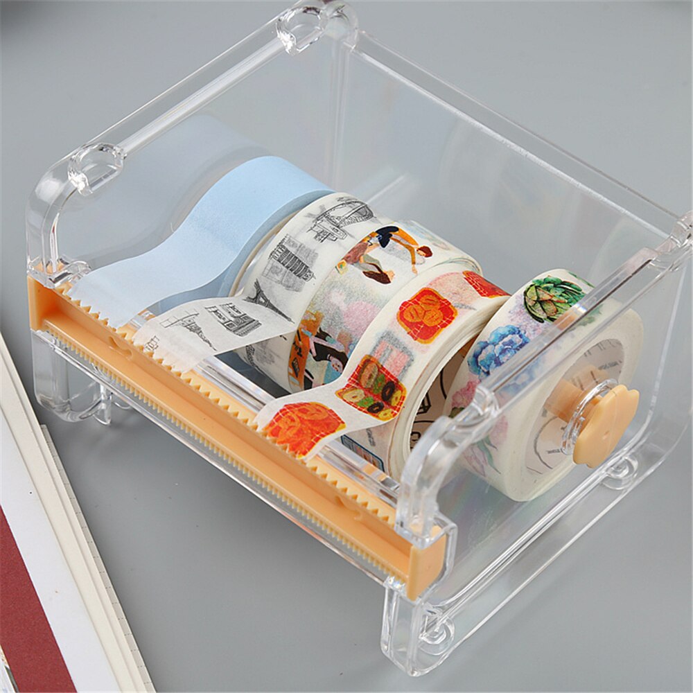 Briefpapier Masking Tape Cutter Washi Tape Organizer Cutter Kantoor Tape Dispenser Kantoorbenodigdheden