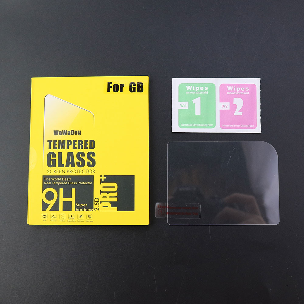 JCD Anti Scratch Tempered Glass for Gameboy Advance GBA for Gameboy Color GB GBC GBP GBA SP Console Screen Protector Film Guard