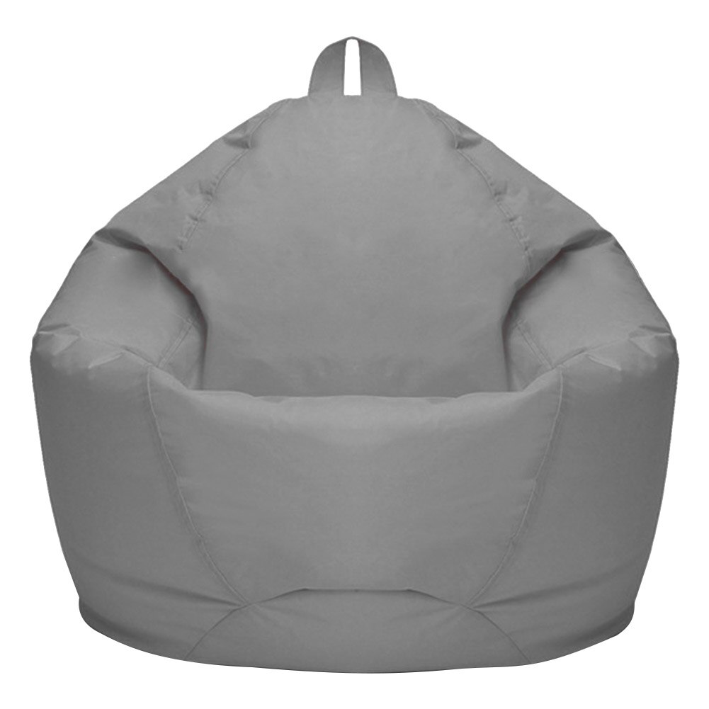 Nordisk stil møbler innendørs sofa sofaer loungestol oxford stoff mykt hjem stue soverom uten fyllstoff bønnepose deksel: Lysegrå