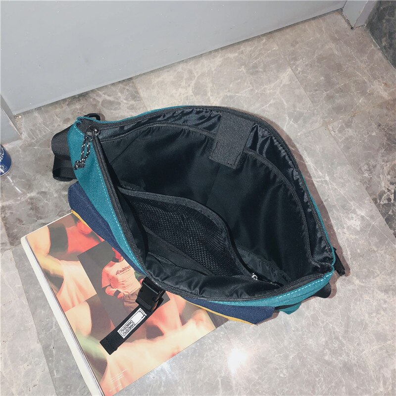 Mode Borst Tas Voor Vrouwen Waterdichte Nylon Schoudertas Hip Hop Streetwear Functionele Studenten Zakken Harajuku Stijl