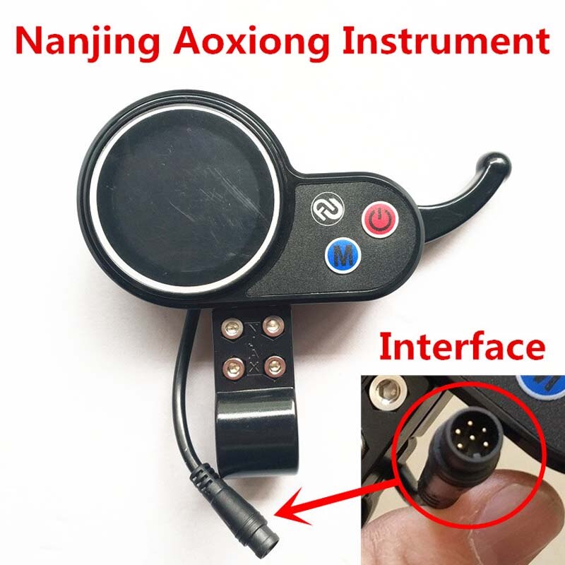 Nanjing Aoxiong Electric Skateboard Controller Governor LCD screen instrument accelerator 36v48v switch NJAX: Instrument