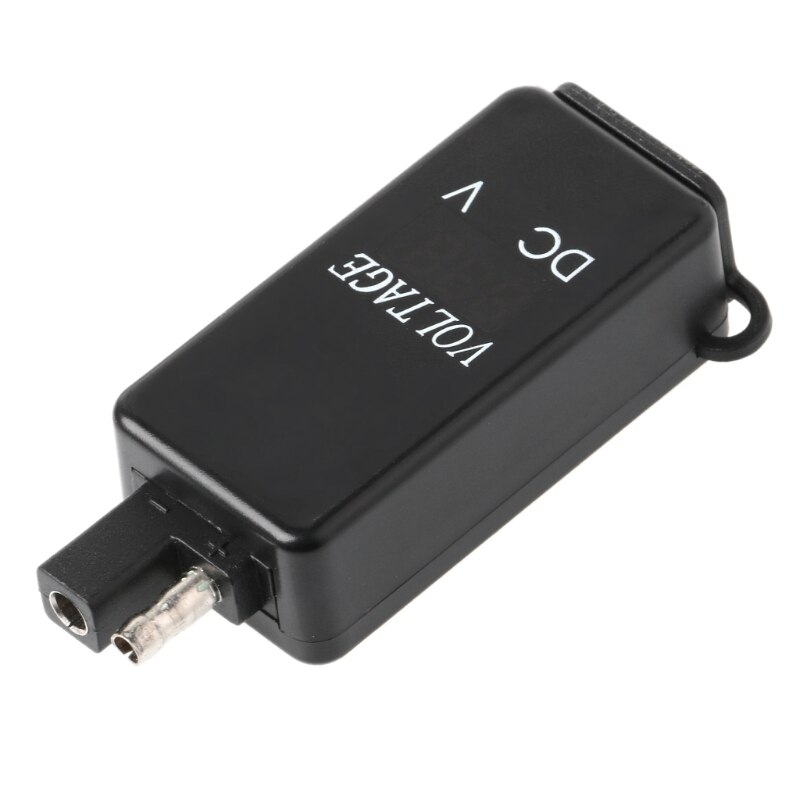 Waterproof 12V Car Motorbike SAE To USB Charger Voltmeter for Cell Phone Tablet
