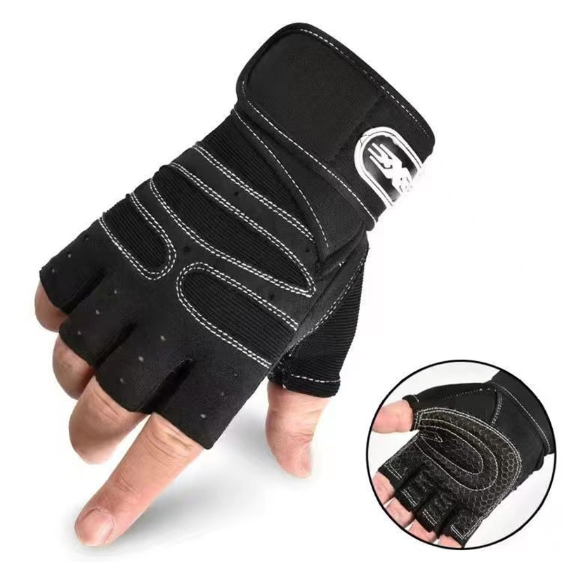 Turn handschuhe für Männer Frauen Fitness Gewichtheben Armband Handschuhe Bodybuilding Training Sport Übung Fahrrad handschuh stoßfest: Blau / XL