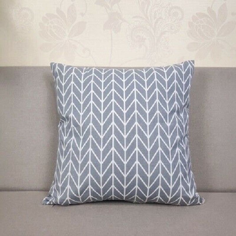 Geometrische katoenen linnen kussenhoes kussensloop banksprei modern kunstpatroon 45*45cm huisdecoratie decoratieve kussensloop