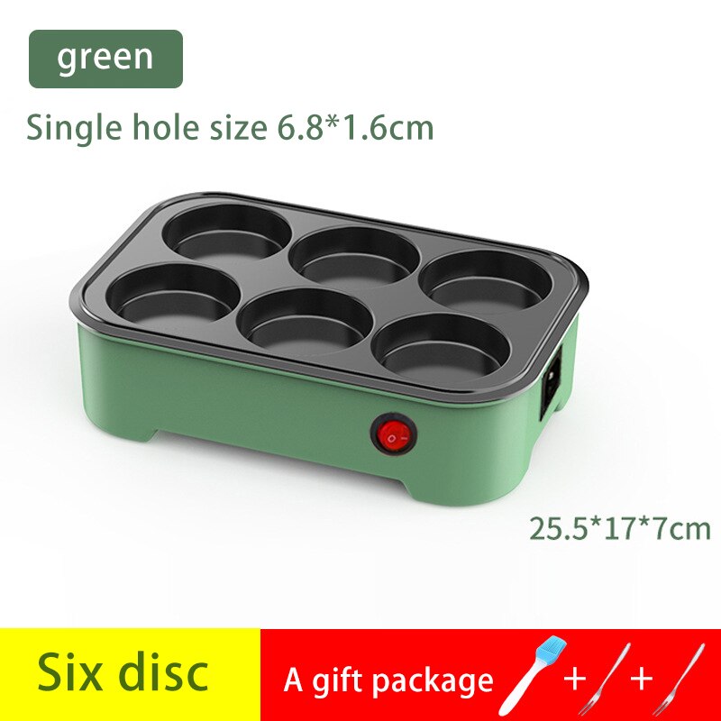 Electric Eggs Roasted Hamburger Machine Red Beans Cake Crepe Maker Home Mini Pie Pancake Baking Fried Egg Omelette Frying Pan: B / EU