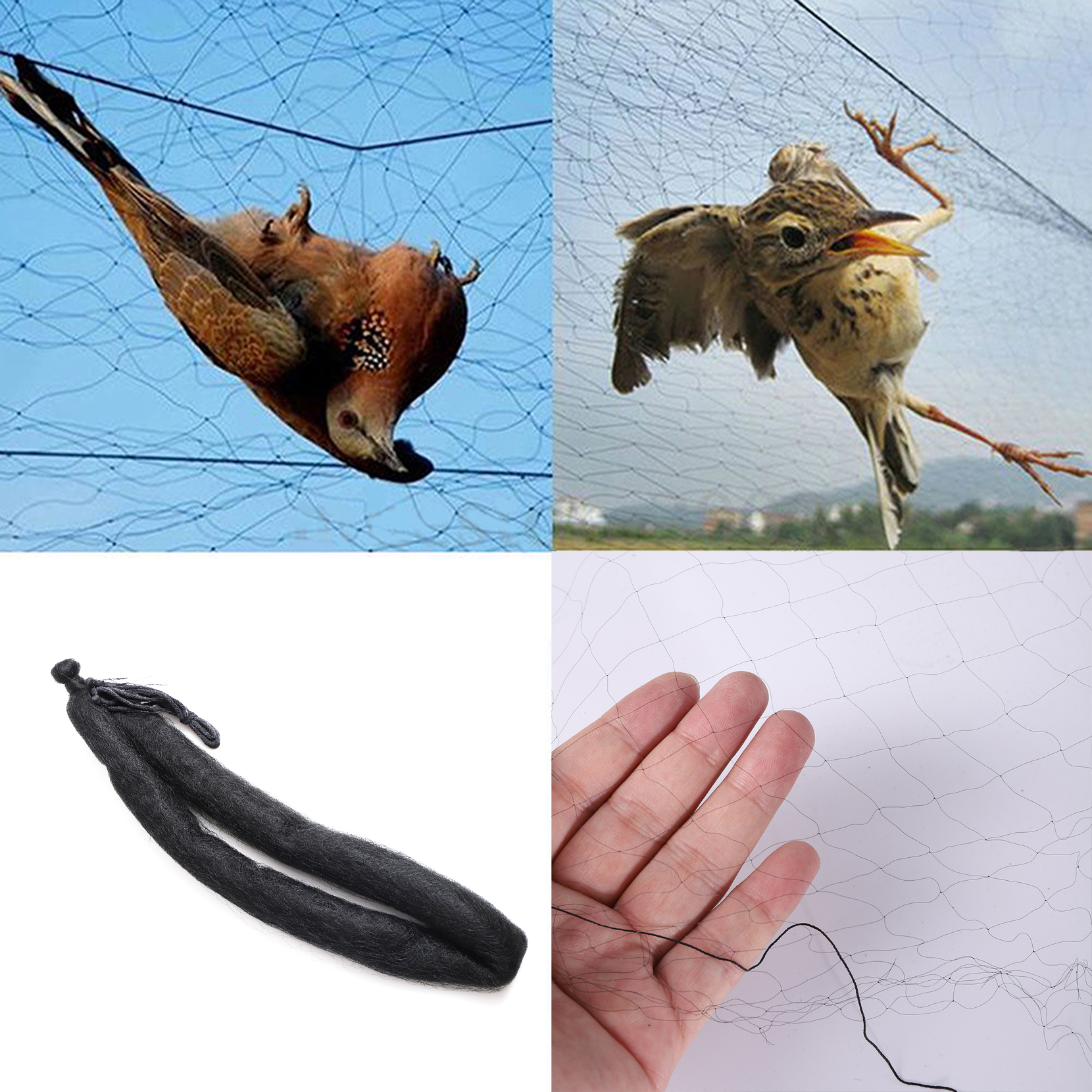 Vogel Netto Anti Vogel Catcher Netting Vijver Netto Visnet Vallen Gewassen Fruitboom Bloem Tuin Mesh Ongediertebestrijding Gereedschappen